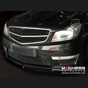 Mercedes-Benz W204 C63 AMG Front Bumper Lip - Carbon Fiber